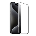 Защитное стекло для iPhone 16 Pro, G16, HOCO, Guardian shield series full-screen 5D large arc tempered glass, черное