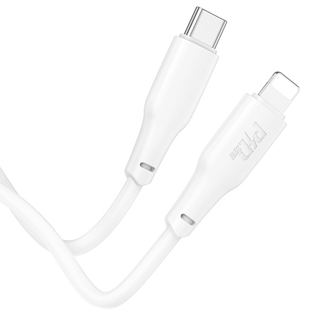 Кабель Lightning to Type-C (PD), HOCO, X93, 2м, 20W, белый