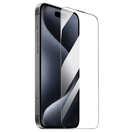 Защитное стекло для iPhone 15/16, A39, HOCO, Engraved 3D HD tempered glass 0.15mm, черное
