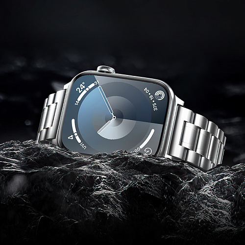 Ремешок на руку для Apple Watch 38/40/41/42 мм, HOCO, WA32, стальной, серебристый