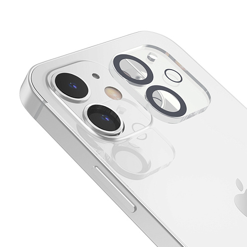 Защитное стекло на iPhone 12 (6.1) G13, HOCO, на заднюю камеру, черное