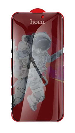 Защитное стекло для iPhone 14 Pro Max, G15, HOCO, Guardian shield series full-screen anti-spy, черное