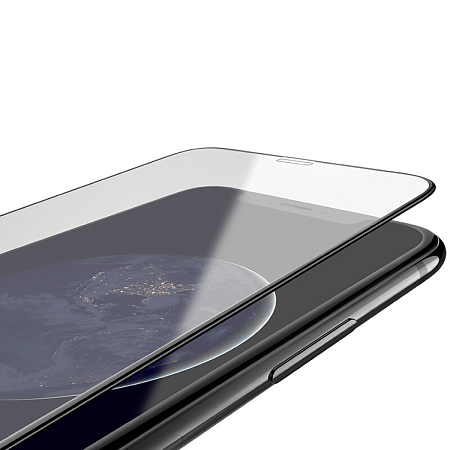 Защитное стекло на iPhone X/XS/11 Pro (G5), HOCO, Full screen silk screen HD, черное