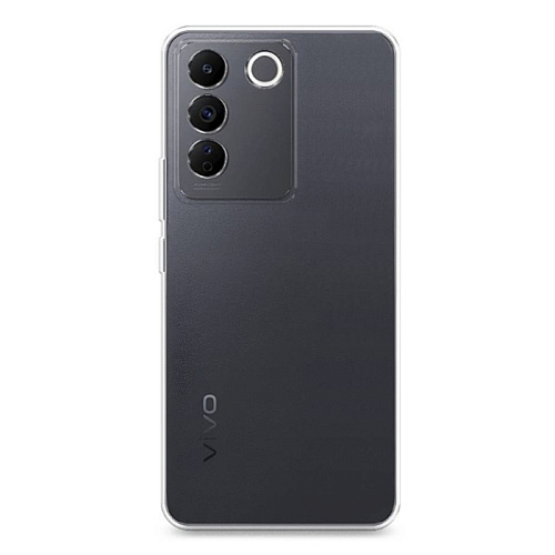 Чехол силиконовый для Vivo V27E, с защитой камеры, X-CASE, прозрачный