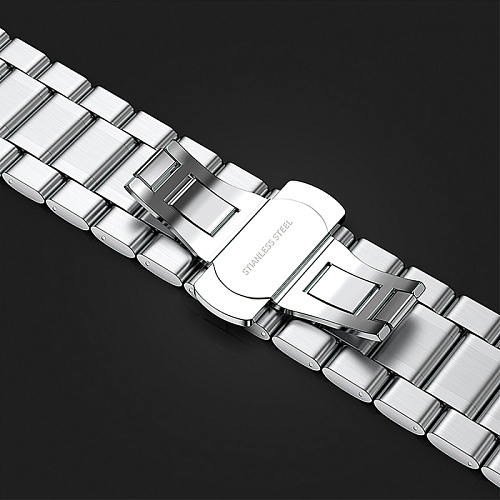 Ремешок на руку для Apple Watch 44/45/46/49 мм, HOCO, WA32, стальной, серебристый
