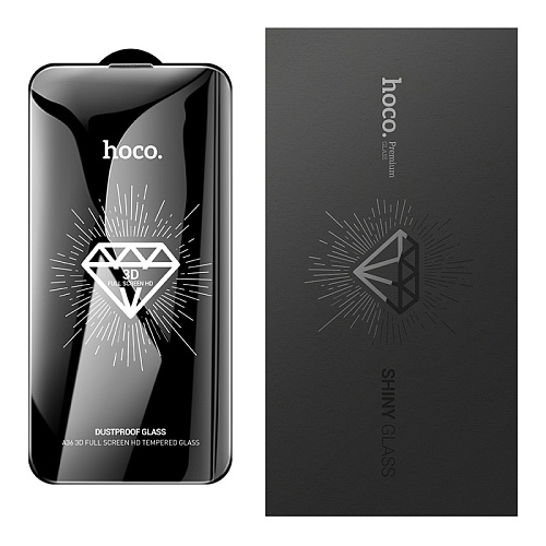 Защитное стекло для iPhone 16 Pro, A36, HOCO, черное