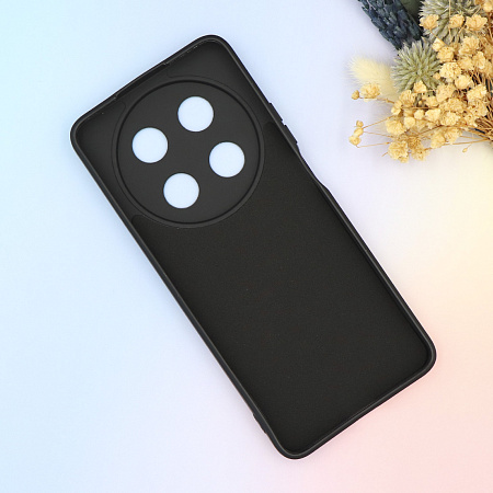 Чехол силиконовый для Huawei Nova 13i, с микрофиброй внутри, с защитой камеры, X-CASE, черный
