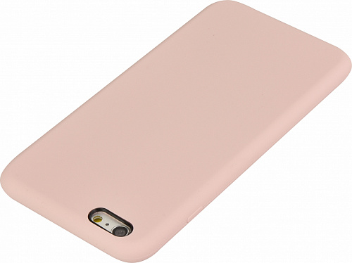 Чехол - накладка для iPhone 6 Plus/6S Plus, Silicon Case, бледно-розовый