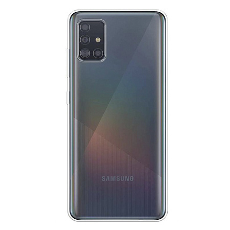 Чехол силиконовый для Samsung Galaxy A51 (2019)/M40S, с защитой камеры, X-CASE, прозрачный