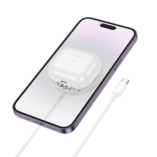 Беспроводное зарядное устройство, CW61, HOCO, Magsafe, белый