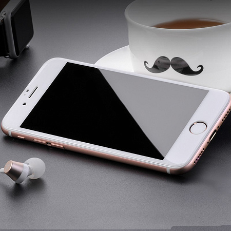 Защитное стекло для iPhone 6 Plus/6S Plus (A11), HOCO, Narrow Edges 3D, белое
