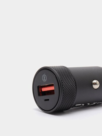 Автомобильное зарядное устройство, 1 USB 18W, QC3.0 (Z32A), HOCO, черный