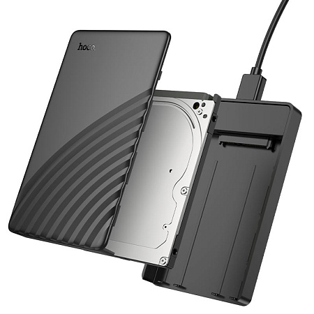 Внешний бокс для диска 2.5-дюйма SATA USB 3.0, HB46, черный