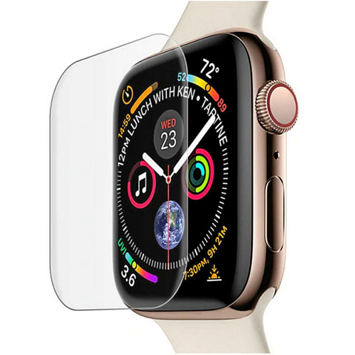 Защитное стекло на Apple Watch, 42mm, ультрафиолет, прозрачное, X-CASE