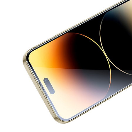 Защитное стекло для iPhone 14 Pro, A32, HOCO, AR Anti-reflection tempered glass, черное