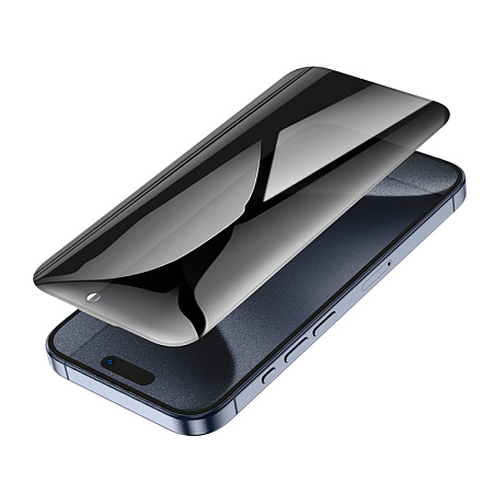 Защитное стекло для iPhone 15 Pro, A38, HOCO, 360-degree Privacy, черное