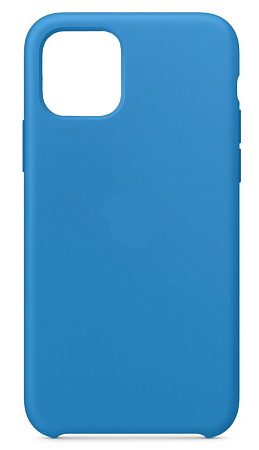 Чехол - накладка для iPhone 11, Silicon Case, синий