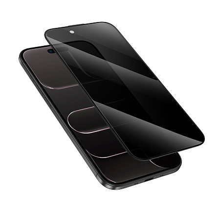 Защитное стекло для iPhone 17 Air, G15, HOCO, Guardian shield series full-screen anti-spy tempered glass, черное