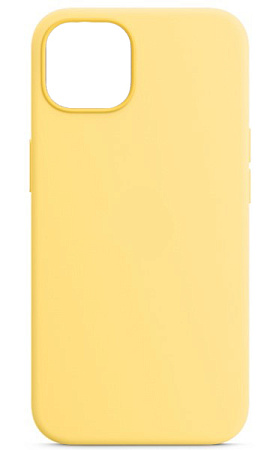 Чехол - накладка для iPhone 13 Pro, Silicon Case, без лого, желтый