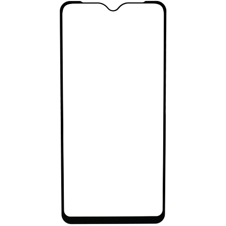 Защитное стекло на Realme 5/5i/5S/6i/C3/C11/C12/C20/C21/С25/C21Y/C25Y/C25S/NARZO 10/20, 9D, черное, X-CASE