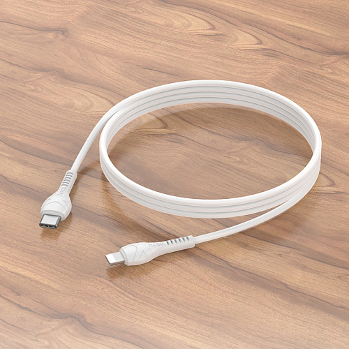 Кабель Lightning to Type-C (PD), HOCO, X37, 1м, белый