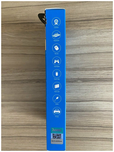USB Хаб (HB25) c 1 Type-C на 1 USB 3.0 + 3 USB 2.0, HOCO, черный