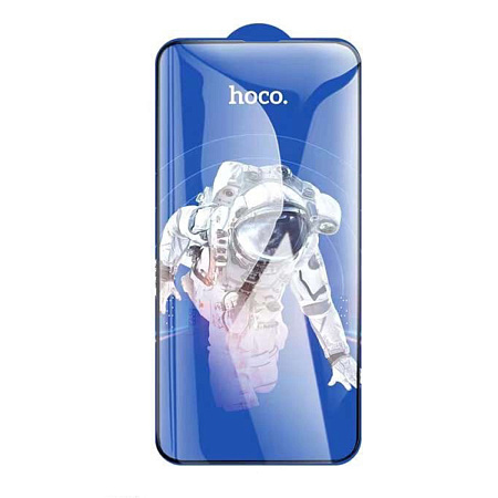Защитное стекло для iPhone 15 Pro, G14, HOCO, Guardian shield series full-screen HD tempered glass, черное