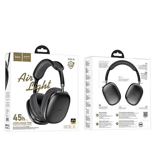 Беспроводные наушники W35 Air, HOCO, черные