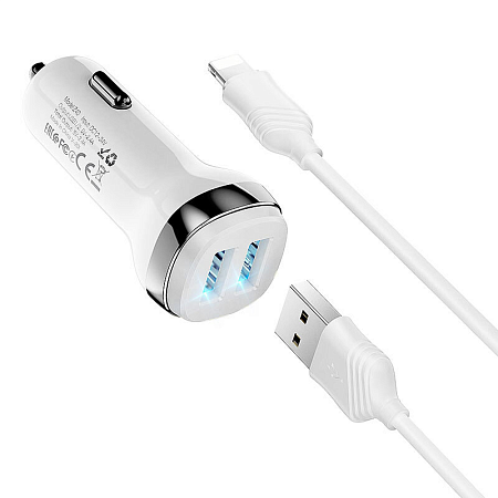   , 2 USB 2.4A (Z40), usb cable lightning, HOCO, 