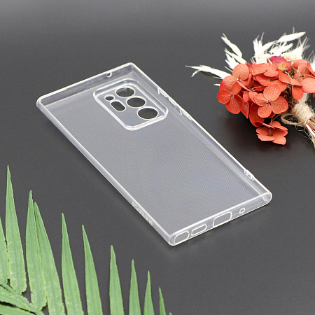 Чехол силиконовый для Samsung Galaxy Note 20 Ultra, с защитой камеры, X-CASE, прозрачный