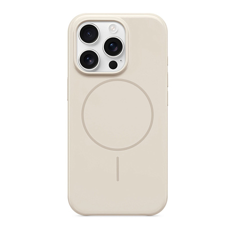 Чехол-накладка для iPhone 16 Pro, глянцевый, магнитный (MagSafe), без лого, X-CASE, белый