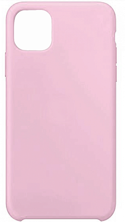 Чехол - накладка для iPhone 11, Silicon Case, бледно-розовый