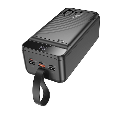  .  60000mAh, J123C, HOCO, 1 USB-A (22.5W)+2 USB-A+1 PD (20W),   TC/Mic/Lig, 