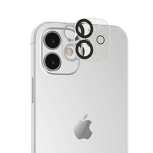 Защитное стекло на iPhone 12 (6.1) G13, HOCO, на заднюю камеру, черное