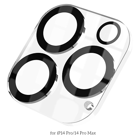 Защитное стекло на iPhone 13 Pro (6.1)/13 Pro Max (6.7) G13, HOCO, на заднюю камеру, черное