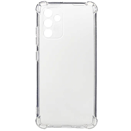 Чехол силиконовый для Samsung Galaxy A24 (4G), усиленные края, с защитой камеры, X-CASE, прозрачный