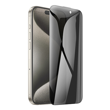 Защитное стекло для iPhone 15 Pro, A38, HOCO, 360-degree Privacy, черное
