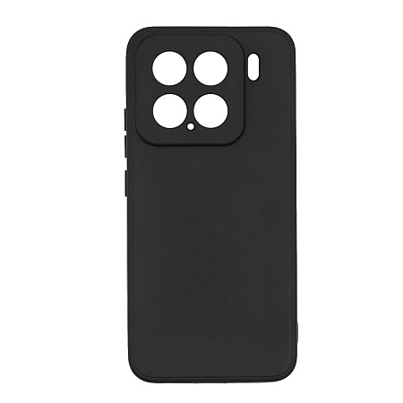 Чехол силиконовый для Xiaomi 15 (5G), с микрофиброй внутри, с защитой камеры, X-CASE, черный