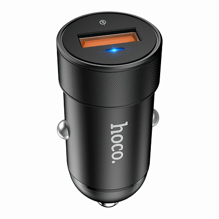 Автомобильное зарядное устройство, 1 USB 18W, QC3.0 (Z32A), HOCO, черный
