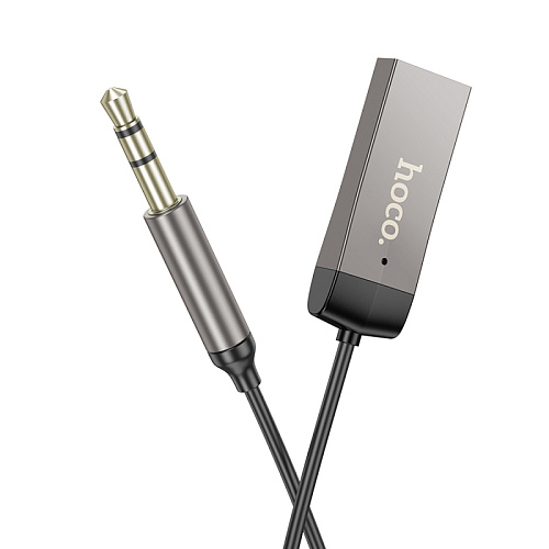 Bluetooth Receiver, E78, HOCO, металлический серый