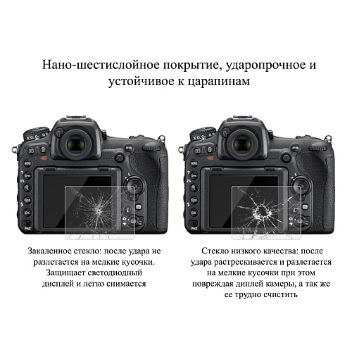 Защитное стекло для Nikon D7100, совместимая с Nikon D5 / D500 / D7100 / D610 / D600 / D750 / D810 / D800 / D800E / D850