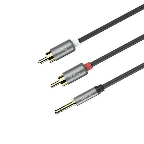 AUX Audio кабель 3,5 мм, UPA10, HOCO, колокольчики, Double lotus rca audio