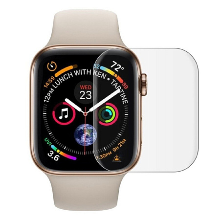 Защитное стекло на Apple Watch, 42mm, ультрафиолет, прозрачное, X-CASE