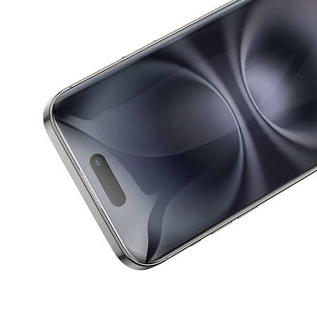 Защитное стекло для iPhone 15 Plus//16 Plus, A777, HOCO, HD, черное