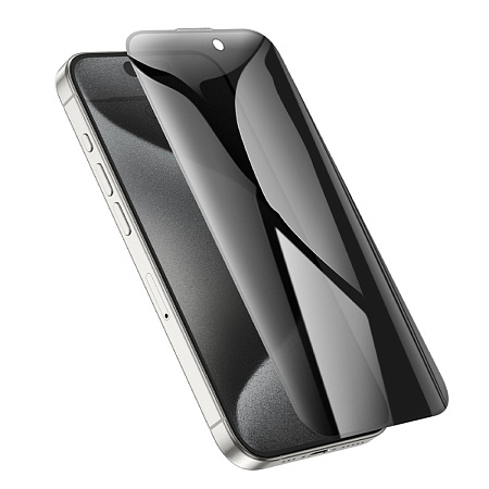 Защитное стекло для iPhone 15 Pro, A38, HOCO, 360-degree Privacy, черное