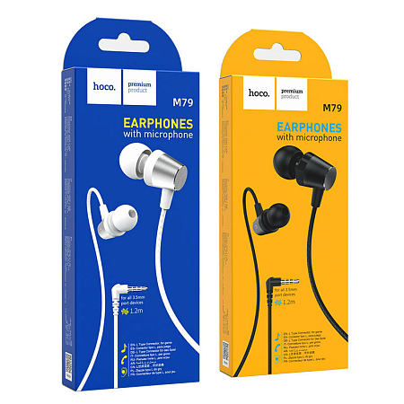   M79 Cresta universal earphones with microphone, HOCO, 