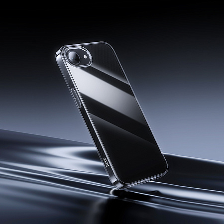 Чехол силиконовый для iPhone 16e, Light series TPU, HOCO, прозрачный