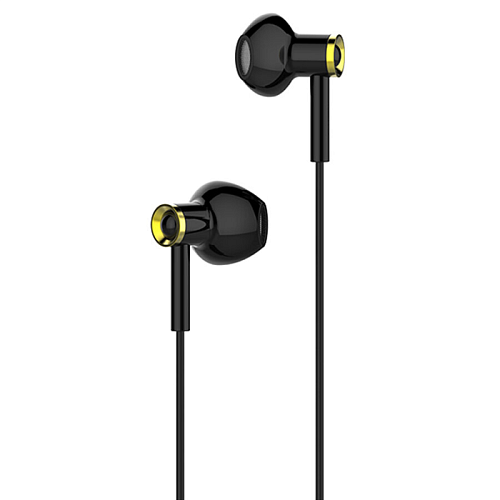 Проводные наушники M47 Canorous wire control earphones with microphone, черные