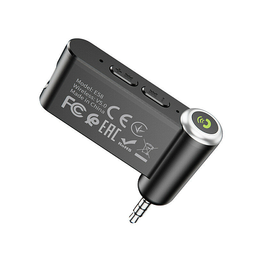 Bluetooth Receiver, E58, HOCO, черный