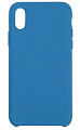 Чехол-накладка для iPhone X/XS, Silicon Case, синий